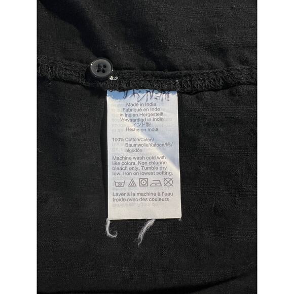 J. Crew Top Swiss Dot Shirt Blouse Black Feminine Corpcore Business Contemporary - Picture 6 of 6